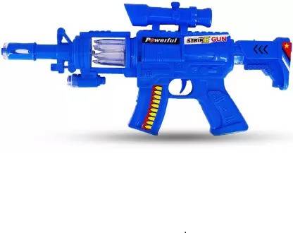 White Devil Strike Toy Gun with Sound, Laser Light and LED Lights for Kids Guns & Darts