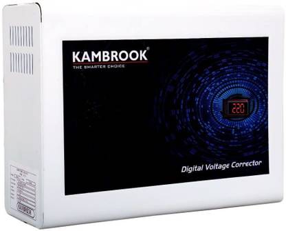 kambrook Digital Voltage Stabilizer Time Delay & High/Low Cut Feature Upto 2 Tons AC 5KV 3 Step Voltage AC Stabilizer/Guard Working Range 130V to 290V