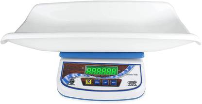 SMIC Digital Baby Weighing Scale With Tray For Newborn Baby upto 20KGS Weight Machine Weighing Scale