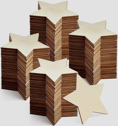 RakaEnterprises DIY MDF STAR 2 INCH (20 PCS 3.5MM)