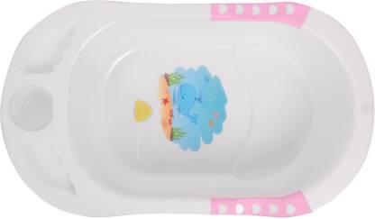 My NewBorn Ergonomic and spacious Baby Bath tub with drain plug