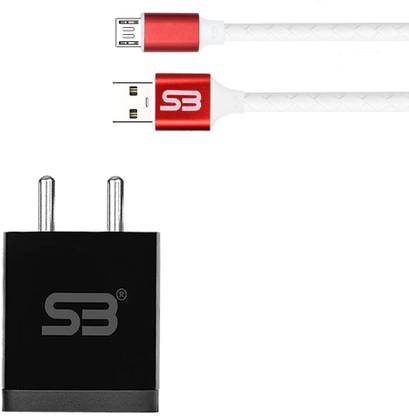 SB 12 W 3.4 A Wall Charger for Mobile with Detachable Cable