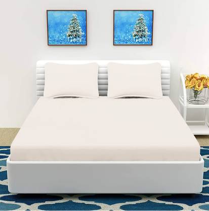 Osara Collection Microfiber Double Flat 220 TC Solid Bedsheet