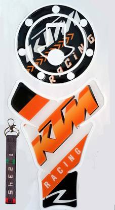 GraphixDesign KTM Tank Pad Duke/RC 125/200/390/250 Bike Tank Pad