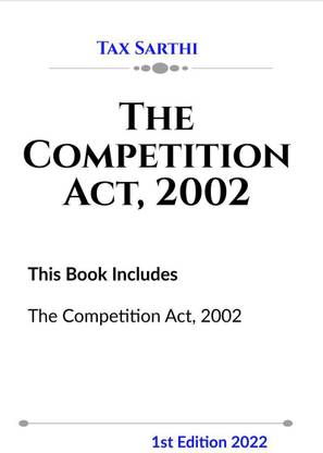 The Competition Act, 2002 | 1st Edition 2022