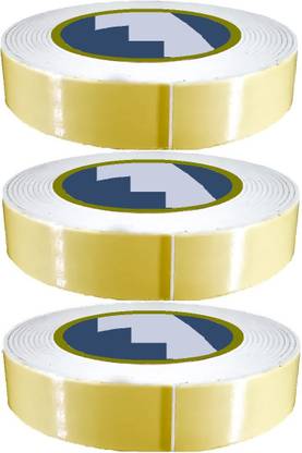 CNA 2022 CHAMA Double Sided Tapes Real Adhesive on Both Sides Sticky Surface Cello Double Sided Foam Tape ( Set of 3 ) (Manual)