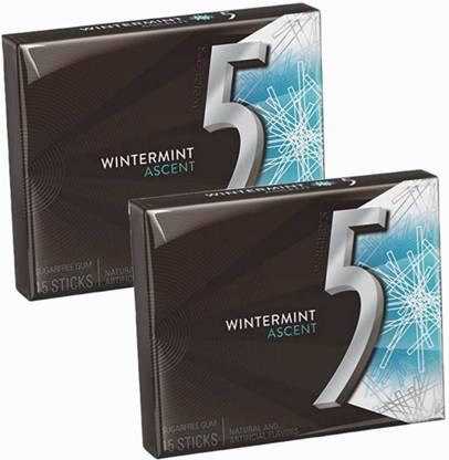 Wrigleys Wintermint ascent 5 gum sugarfree chewing gum wintermint ascent Chewing Gum