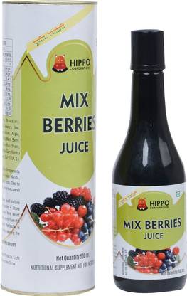 HIPPO CORPORATION Mix Berries mutli vitamin juice 500 ml
