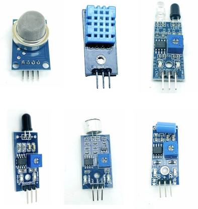 Mechanic37 MQ2,DHT11,Vibration,Flame,Infrared,Sound Sensor Modules Arduino Compatible Electronic Components Electronic Hobby Kit