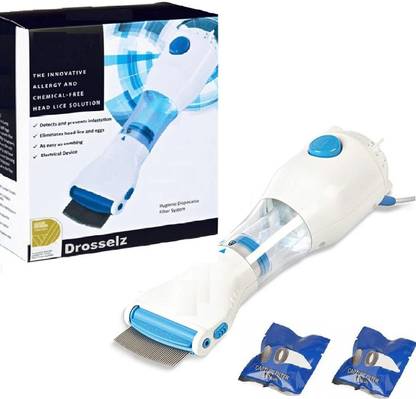 Drosselz Chemical Free Head Lice egg Remover Electrical nits Remover Hair Comb Machine