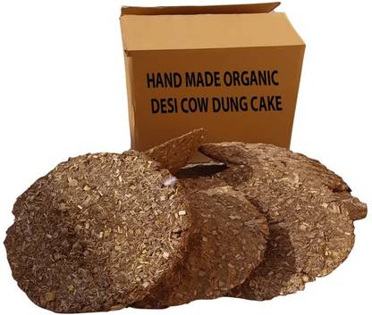 RakhiMela Gir Cow Dung Cake ( Chhana/Upla/Gobar )(Pack Of 11)
