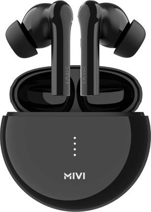 Mivi DuoPods F60 ENC with 50+ Hrs Playtime| Made in India | Powerful Bass | 4 Mics Bluetooth Headset