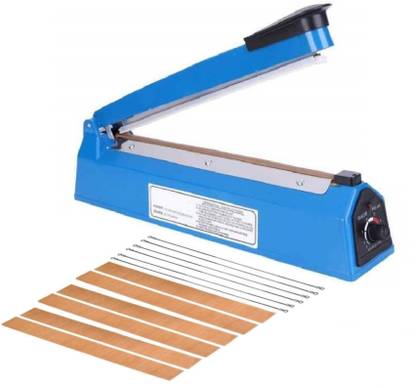 NIVAYO Heat Sealer 12 Inch Impulse Bag Sealer Poly Bag Sealing Machine Heat Seal Closer with 2 Extra Impulse Heat Sealer for Plastic Bag, Heat Sealer Machine, Heat Sealer for Plastic Bag, Impulse Sealer, Impulse Sealer Machine, Packing Machine, Plastic Packing Machine Table Top Heat Sealer,C4 (300 mm) Table Top Heat Sealer