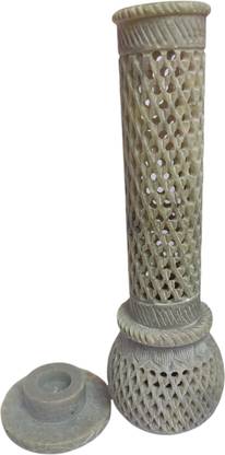 AMG Marble Soapstone Bottle Shape Incense Stick Holder Agarbatti Stand Marble Incense Holder