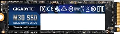 GIGABYTE M30 SSD 512GB 512 GB Desktop Black M.2 Internal Solid State Drive (SSD) (GP-GM30512G-G)