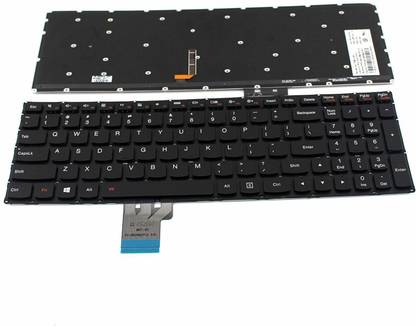 SellZone Laptop Keyboard Replacement LENOVO IDEAPAD U530, U530P Internal Laptop-size Laptop Keyboard Compatible with Desktop, Laptop, Mac