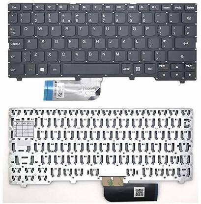 TECHCLONE Laptop Keyboard Replacement LENOVO IDEAPAD 100S-11IBY Internal Laptop-size Laptop Keyboard Compatible with Desktop, Laptop, Mac