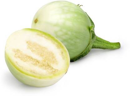 Mozette Brinjal Green Round plant Seed