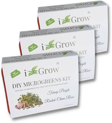 iGrow Ultimate Combo DIY MICROGREENS KIT Seed