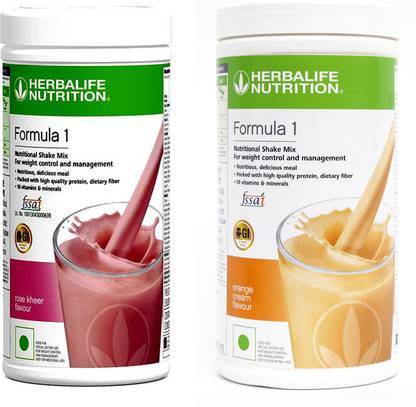 HERBALIFE FORMULA 1 ROSE KHEER & ORANGE 2 PIECES Plant-Based Protein