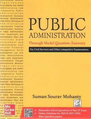 Public Administration (Through Model Question Answers) By Suman Sourav Mohanty
