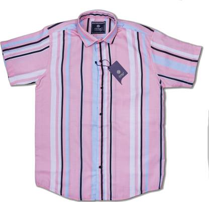 Fashionable Village Men Solid Casual Multicolor Shirt