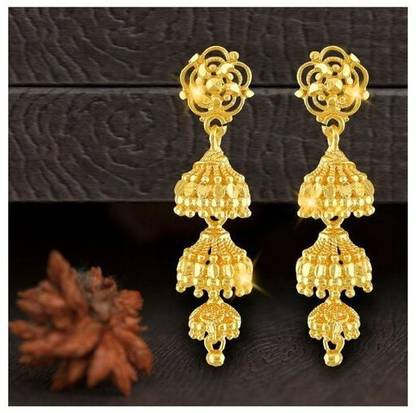Brass Jhumki Earring