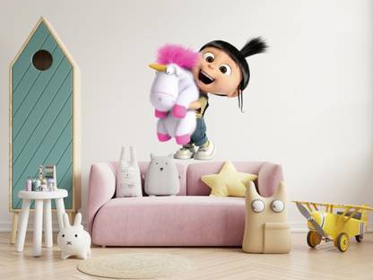 décor nirmal 50 cm Agnes Edith Despicable Me despicable Covering Area [50x61cm] Self Adhesive Sticker