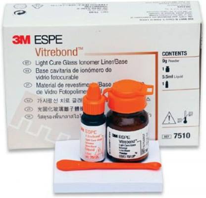 3M Espe Vitrebond Light Cure Glass Ionomer Liner/Base - Intro Kit Teeth Whitening liquid