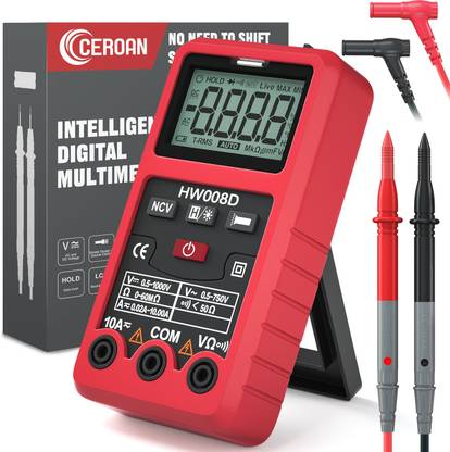 CEROAN Fully Automatic Digital Multimeter,Digital Voltmeter for Measuring Voltage Digital Voltage Tester