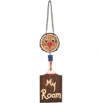 AAKRITI ART CREATIONS Handcrafted My Room Board for Kids (4.5x0.5x20)