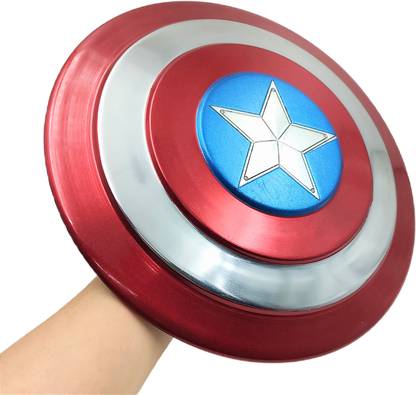 qarzun Mini Captain America Shield Metal Toy shield for kids 12 inch