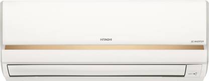 Hitachi 1 Ton 5 Star Split Inverter AC  - White, Gold