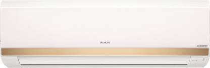 Hitachi 1.8 Ton 3 Star Split Inverter AC  - White, Gold