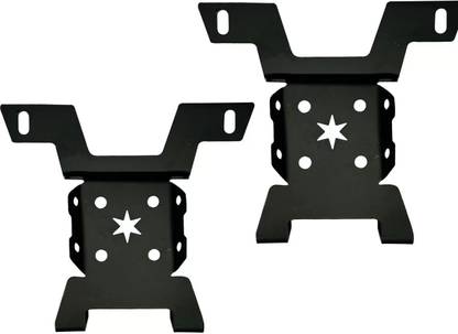 acube mart jerry Can Mount/ Holder/ Bracket for (BS6) (2pc) black Bike Crash Guard