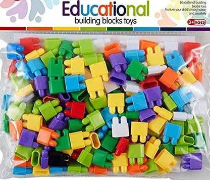 Brainbox Games Edu Blocks – Capsule Shape Connecting Blocks