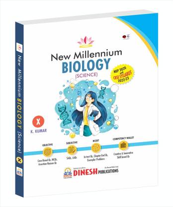 DINESH Publications' New Millennium BIOLOGY Class 10 (2022-2023 Session) (Easy and Simplified)