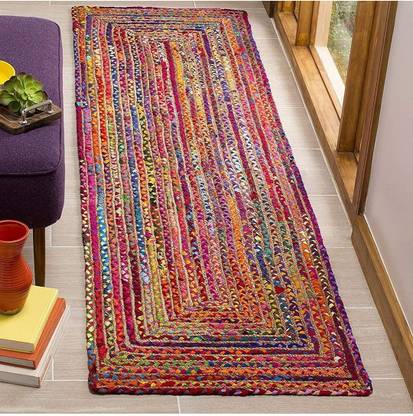 Jilani Handloom Rugs 3 ft  X 5 ft Jute, Cotton Carpet