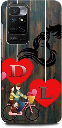 ORBIQE Back Cover for REDMI 10 Prime DL, D LOVE L, L LOVE D, D LETTER, L LETTER, DL NAME