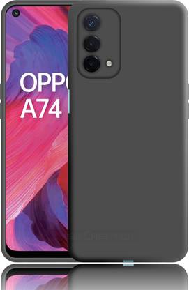 CASE CREATION Back Cover for Oppo A74 5G Liquid TPU Silicon OG Premium Case Cover