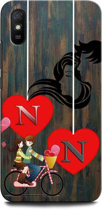 ORBIQE Back Cover for REDMI 9A Sport NN, N LOVE N, N LETTER, NN NAME