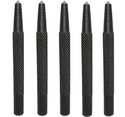 FIXKIT Center Punch Drift Punch 100mm Pack Of 5 Centre Punch Drift Punch Pack Of 5 Paring Chisel