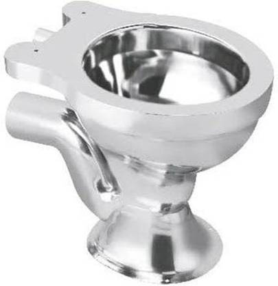 FANTUS Stainless Steel English Toilet Seat ||Grade 304 || Soft Close Toilet Seat, Ergonomic Design with Quick Release Stainless Steel Hinges – Dual Fixing System Western Commode