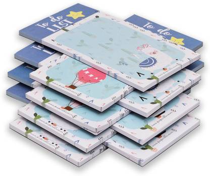 Flipkart SmartBuy Note Pad Cute Stationery, to Do List Diary Memo Pad Pocket-size Note Pad NO 50 Pages