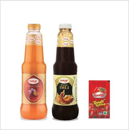 SHREE GURUJI Badam kesar and Imli sharbat