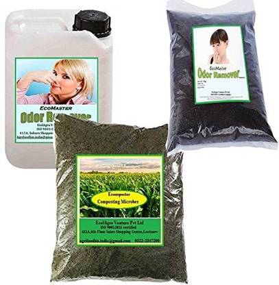 EcolAgro Venture Pvt Ltd Microbial Culture 40kg Eco Master Odor Remover 1 kg Pack of 1 Fabric Deodorizer