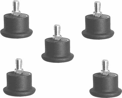KITHANIA Nylon STOPPERS Set of 5 Pcs for Revolving Chair Other Products (Thread Type) Table Legs