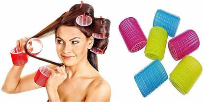 SIYAA Hair Rollers For Curlers Styling Soft Curler Foam Tool Roller Bendy Self Sponge Hair Curler