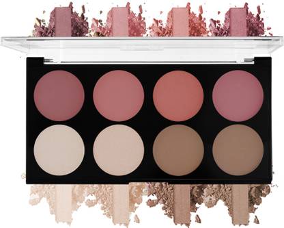 MARS Face Fantasy Matte Blusher with Highlighter and Contour Palette Highlighter