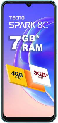 Tecno Spark 8C (Turquoise Cyan, 64 GB)